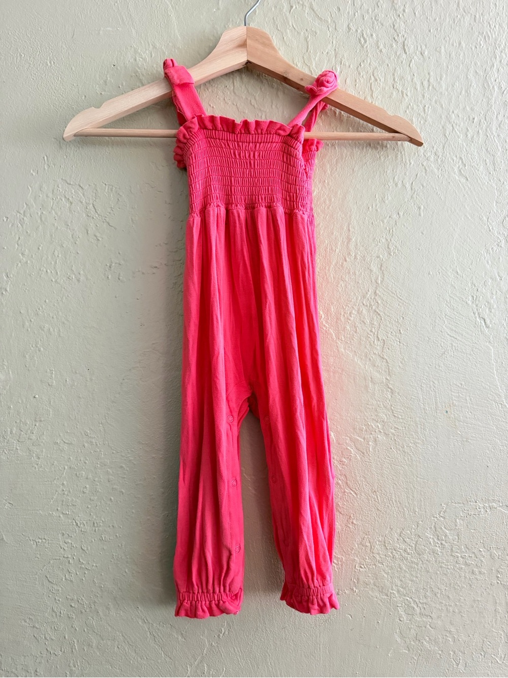 Habitual Corral Smocked Jumpsuit